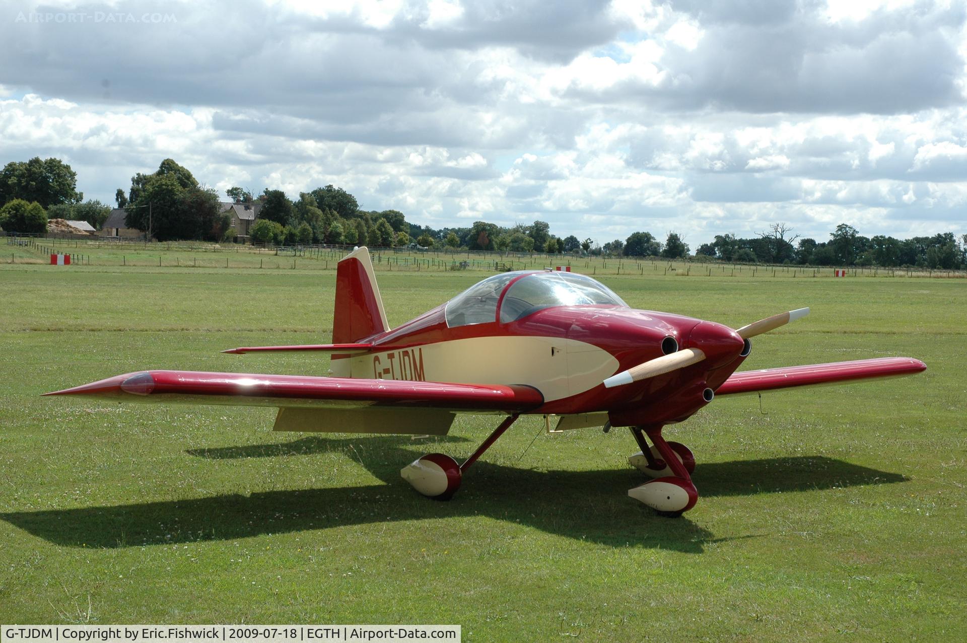 G-TJDM, 2007 Vans RV-6A C/N PFA 181A-13370, G-TJDM at Shuttleworth Evening Air Display July 09