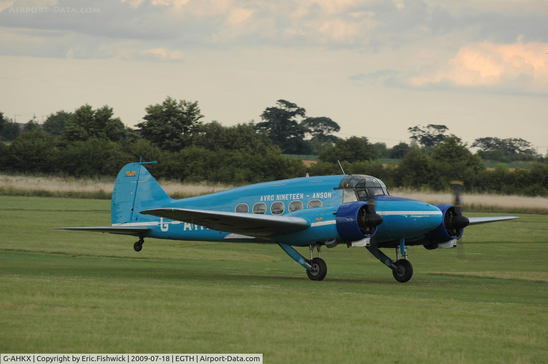 G-AHKX, 1946 Avro 652A Anson C.19 Series 2 C/N 1333, 2. G-AHKX at Shuttleworth Evening Air Display July 09