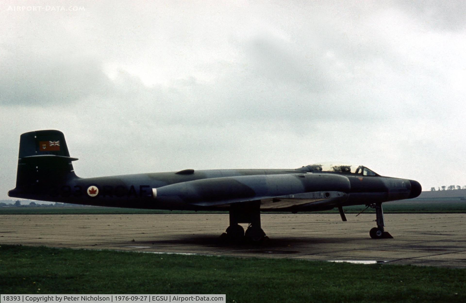18393, Avro Canada CF-100 Mk.4B Canuck C/N 293, This Canuck was on display at the Imperial War Museum at Duxford in the Summer of 1976.