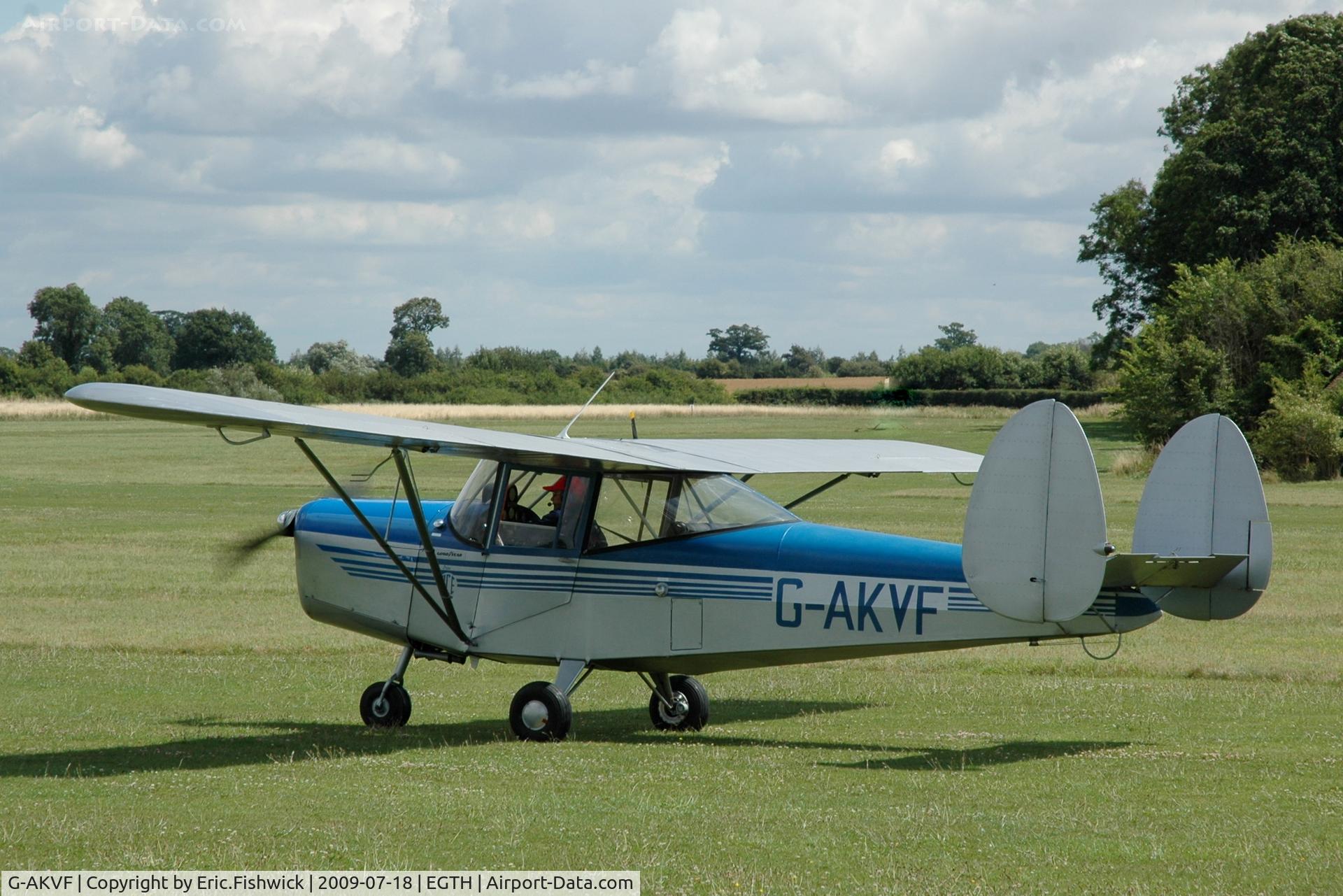 G-AKVF, 1948 Chrislea CH-3 Super Ace 2 C/N 114, This Aircraft first flew in 1948 and is powered by DH Gipy Major engine. 21 were built. Two examples are still flyingin the U.K.