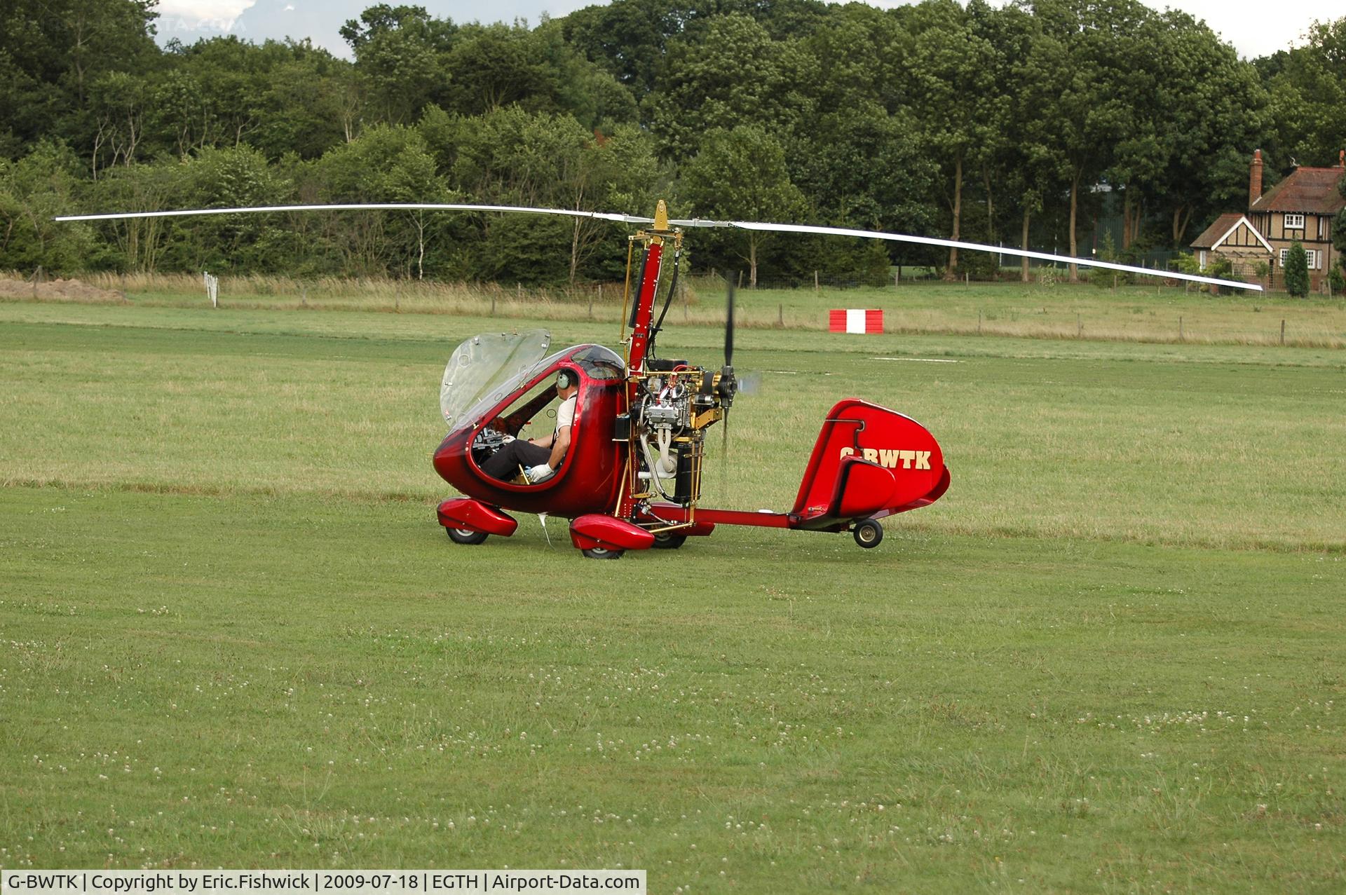 G-BWTK, 1997 RAF 2000 GTX SE C/N PFA G/13-1264, 1. G-BWTK departing Shuttleworth Evening Air Display July 09