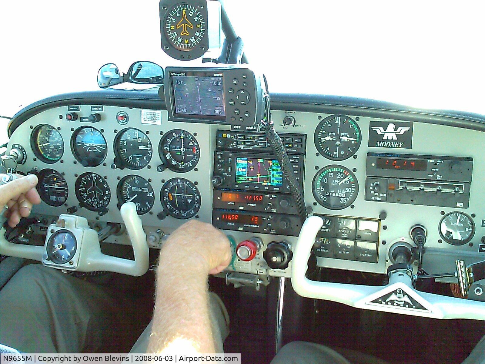 N9655M, 1967 Mooney M20C Ranger C/N 670111, Instrument Panel
