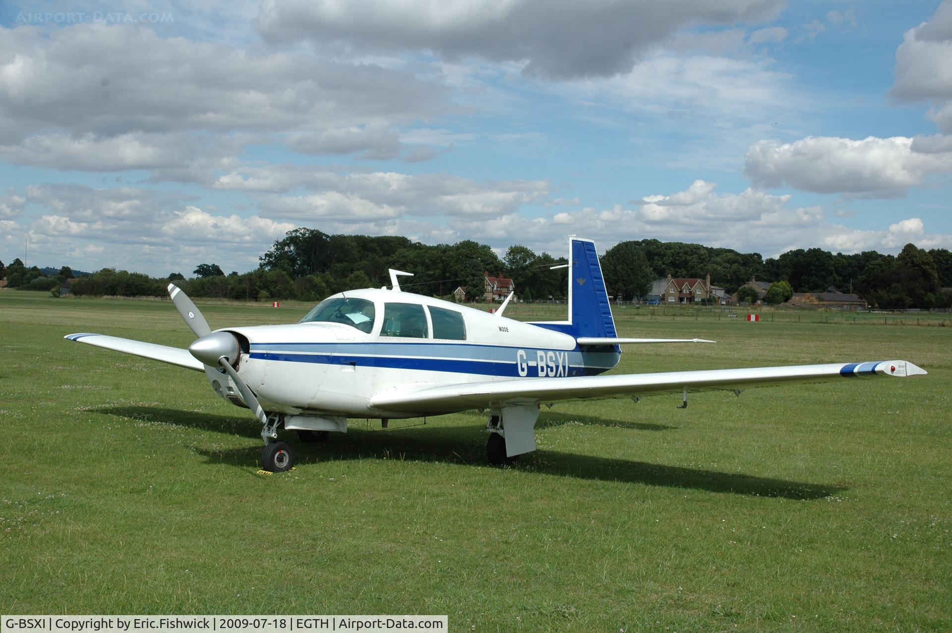 G-BSXI, 1970 Mooney M-20E Chapparal C/N 700056, 1. G-BSXI at Shuttleworth Evening Air Display July 09