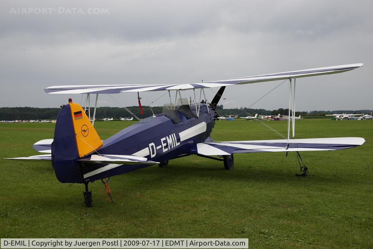 D-EMIL, 1938 Focke-Wulf Fw-44J Stieglitz C/N 114, Focke Wulf 44J