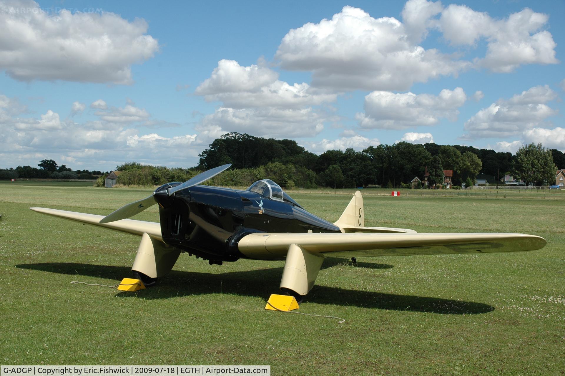 G-ADGP, 1935 Miles M.2L Hawk Speed Six C/N 160, 3. G-ADGP at Shuttleworth Evening Air Display July 09