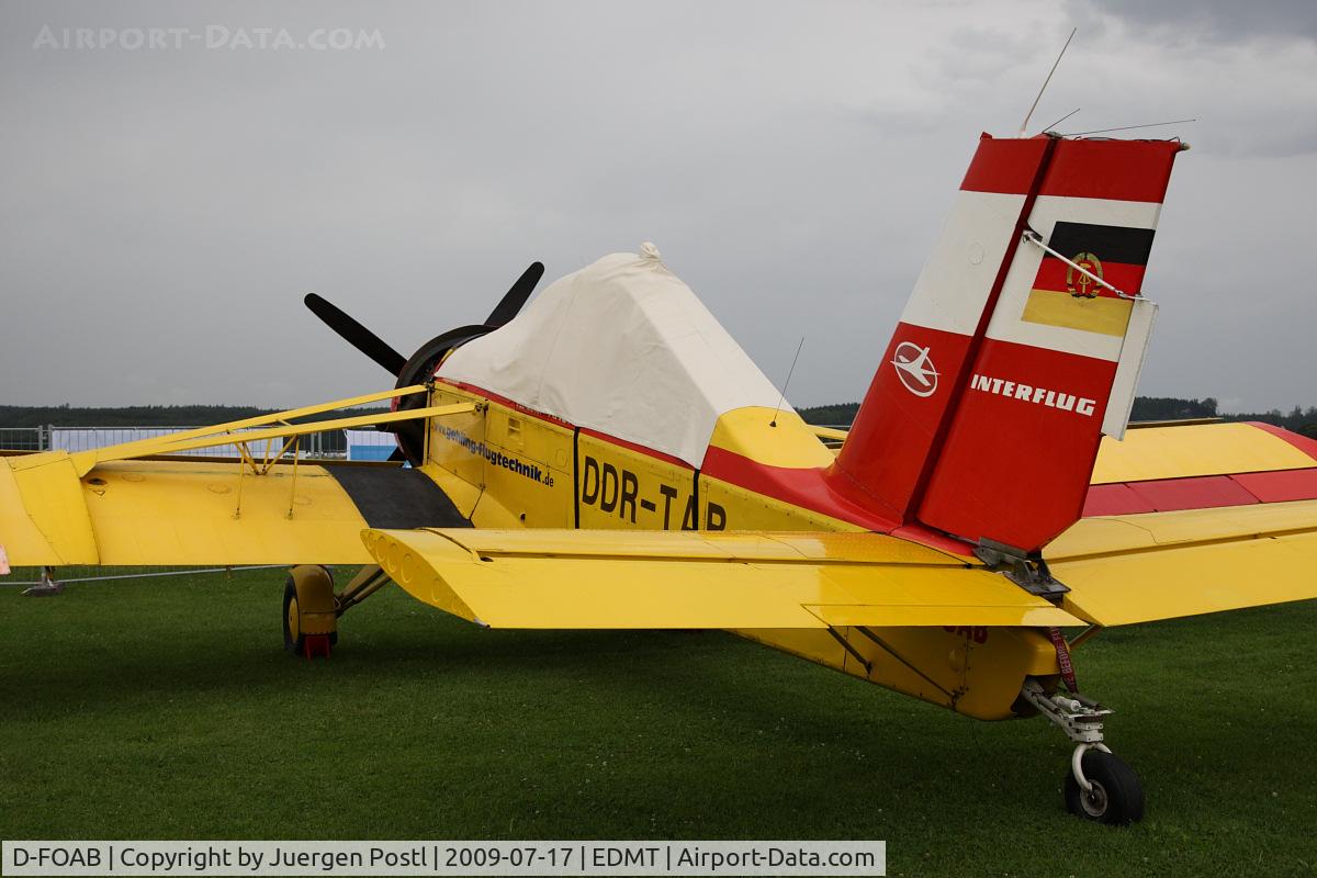 D-FOAB, 1978 PZL-Okecie PZL-106AR/2M Kruk C/N 48040, Gehling Flugtechnik PZL-106 AR Kruk