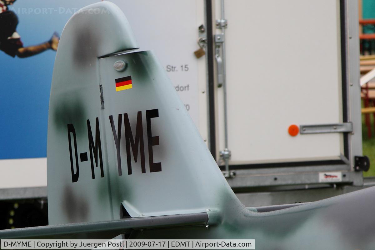 D-MYME, Messerschmitt Me-109R Replica C/N 03, Peak Messerschmitt BF109 R Replica