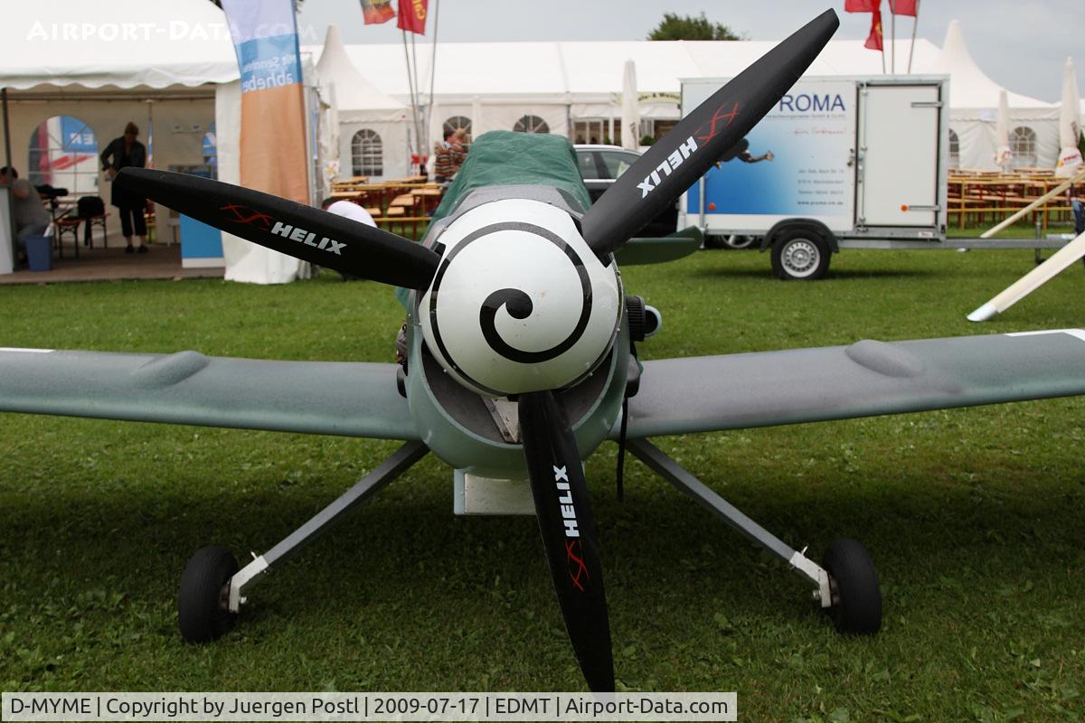 D-MYME, Messerschmitt Me-109R Replica C/N 03, Peak Messerschmitt BF109 R Replica