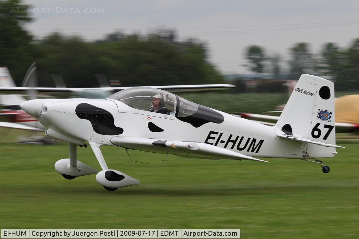 EI-HUM, Vans RV-7 C/N 70588-1, Van's RV-7