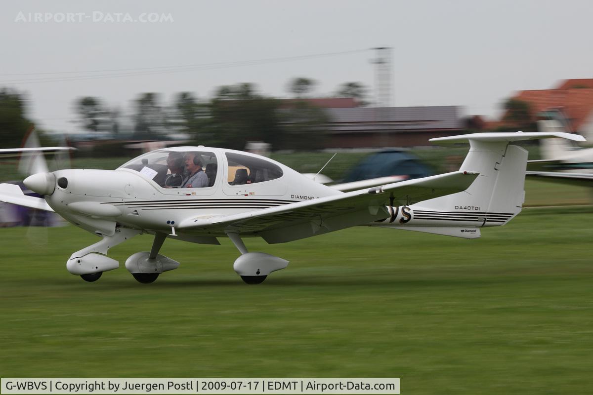 G-WBVS, 2003 Diamond DA-40D Diamond Star C/N D4.060, Diamond Aircraft Industries Gmbh DA40D