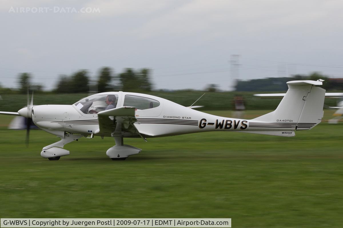 G-WBVS, 2003 Diamond DA-40D Diamond Star C/N D4.060, Diamond Aircraft Industries Gmbh DA40D