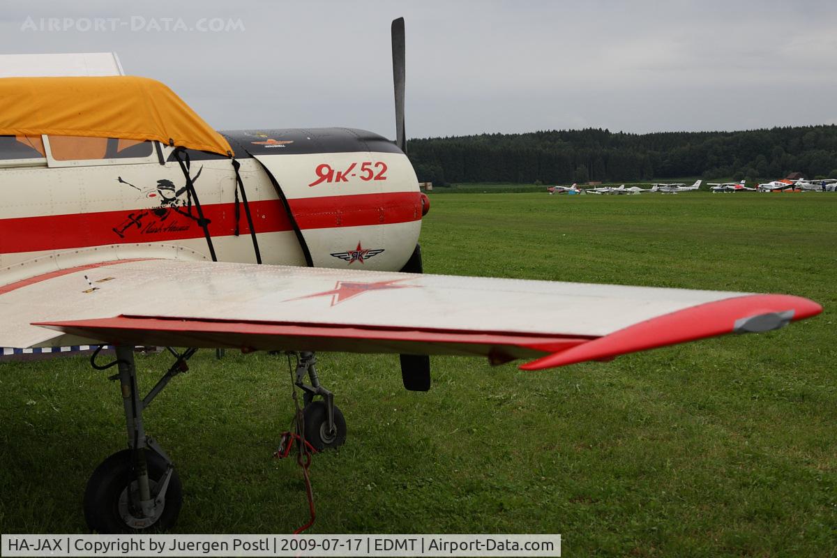 HA-JAX, 1991 Yakovlev Yak-52 C/N 9111411, Aerostar Yak-52