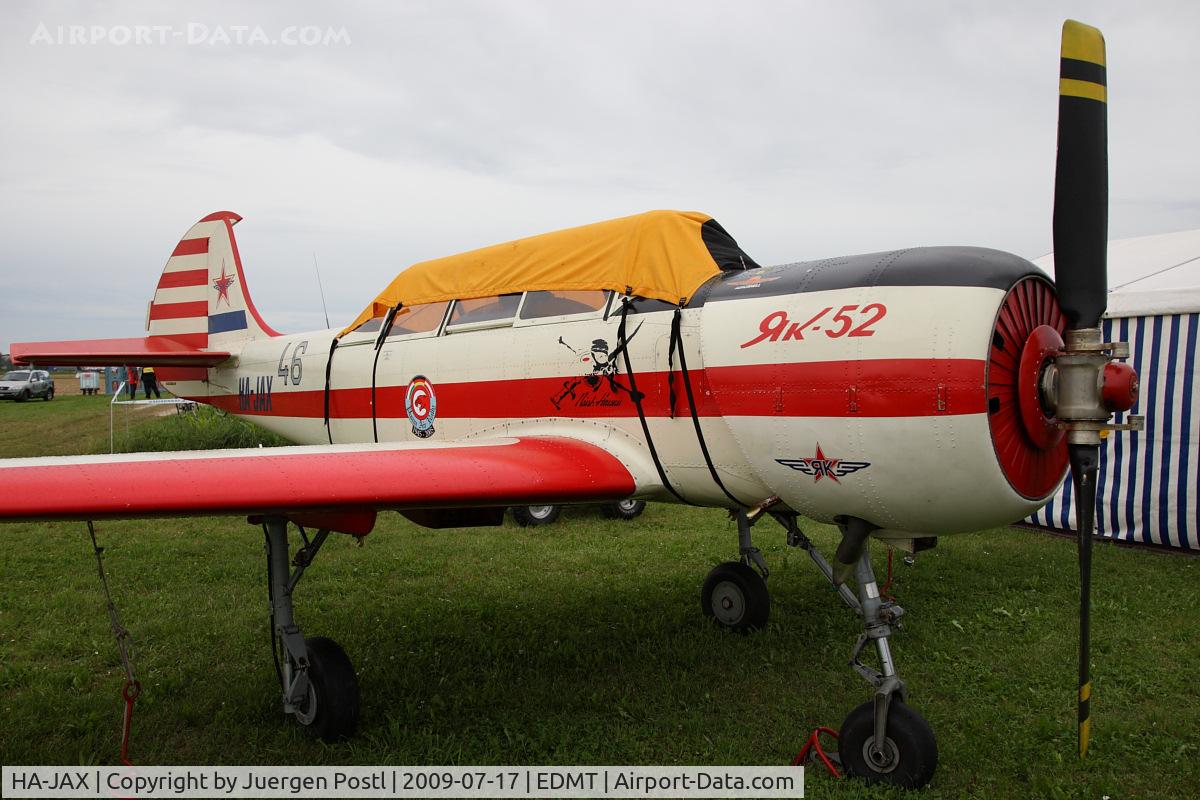 HA-JAX, 1991 Yakovlev Yak-52 C/N 9111411, Aerostar Yak-52