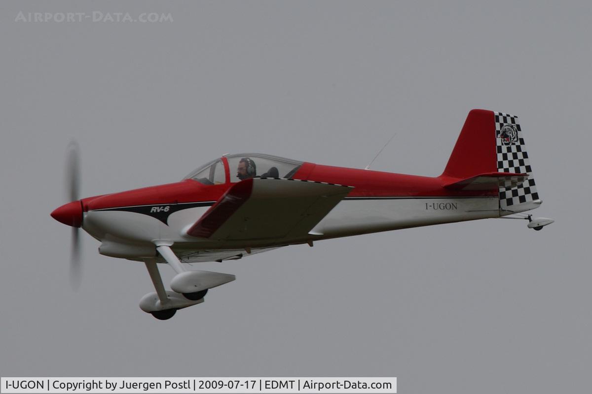 I-UGON, 2000 Vans RV-6 C/N 60258, Vans RV-6