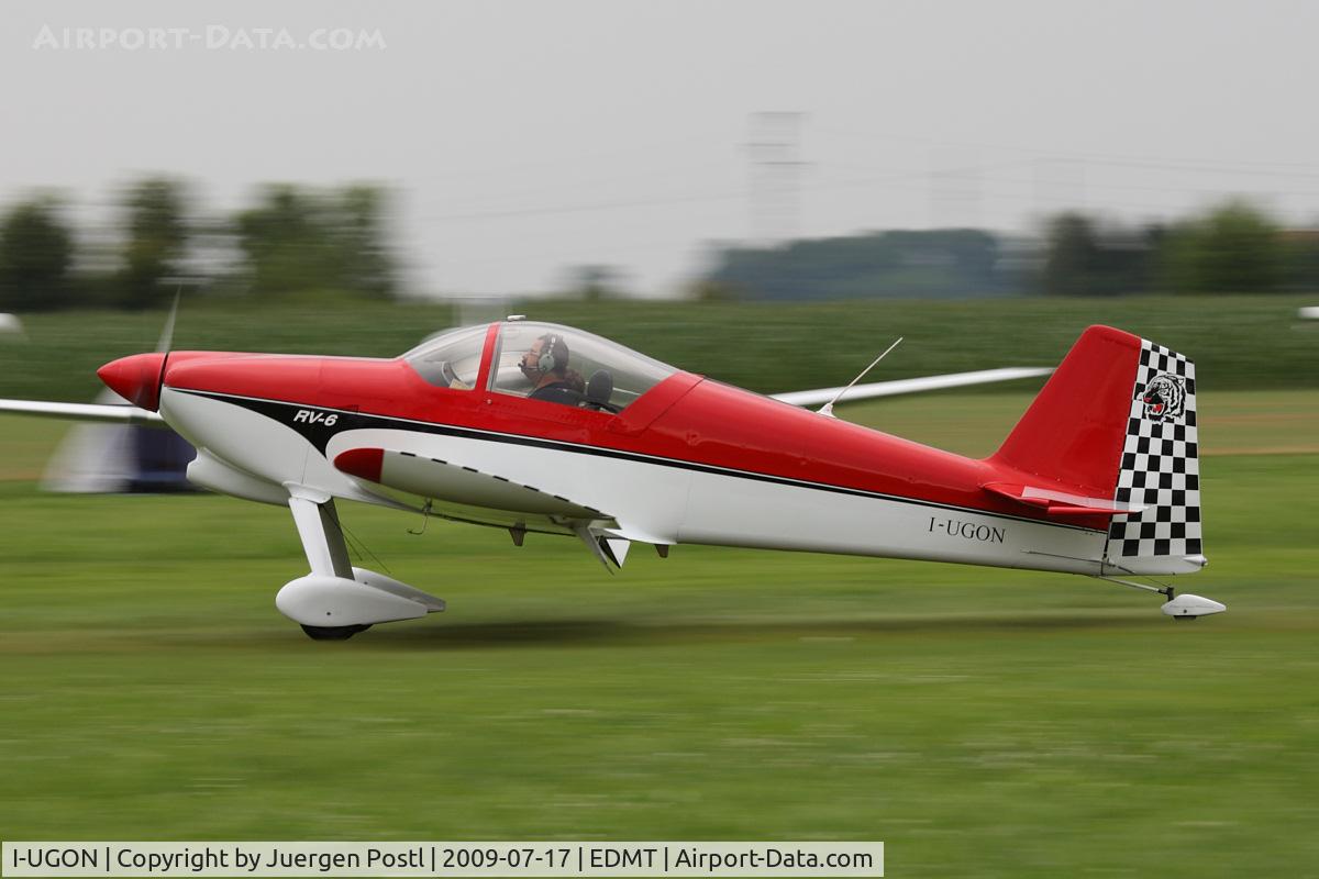 I-UGON, 2000 Vans RV-6 C/N 60258, Vans RV-6