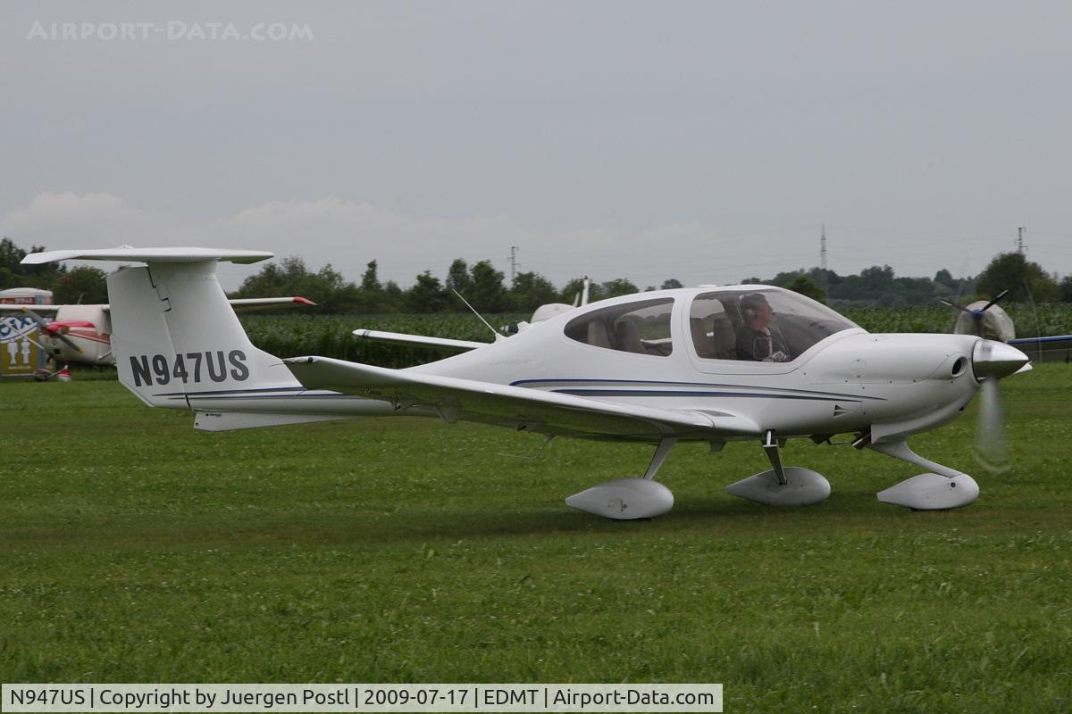 N947US, 2008 Diamond DA-40 Diamond Star C/N 40.947, Diamond Aircraft Ind Inc DA 40