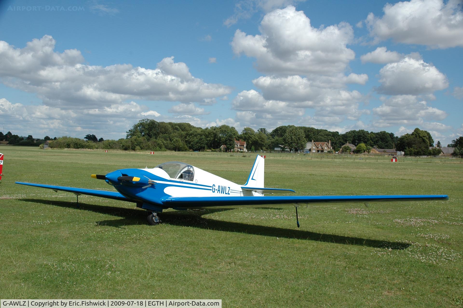 G-AWLZ, 1968 Sportavia-Putzer Fournier RF-4D C/N 4099, G-AWLZ at Shuttleworth Evening Air Display July 09