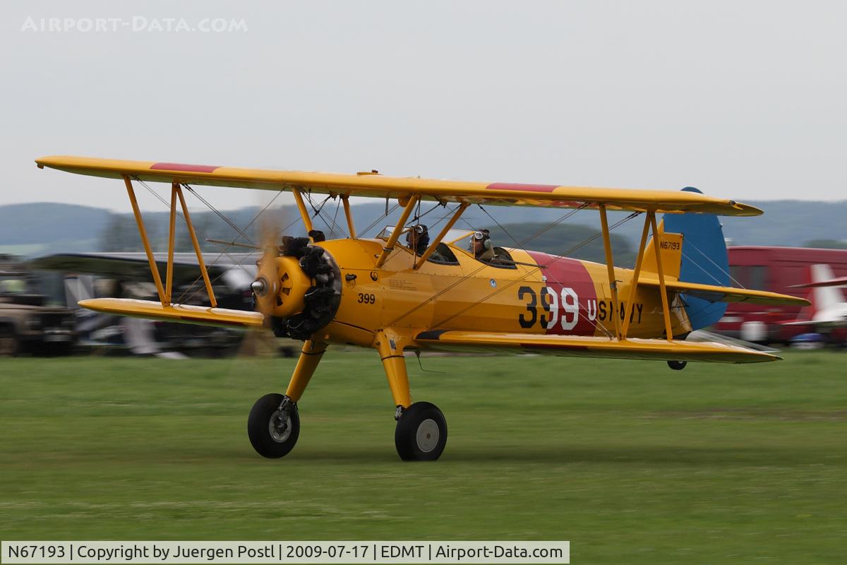 N67193, 1942 Boeing E75 (N2S-5) C/N 75-8116, Boeing PT-17 Stearman