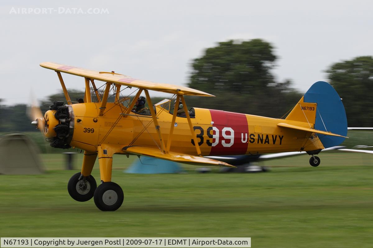 N67193, 1942 Boeing E75 (N2S-5) C/N 75-8116, Boeing PT-17 Stearman