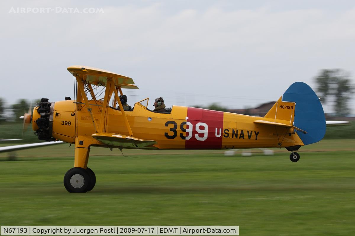 N67193, 1942 Boeing E75 (N2S-5) C/N 75-8116, Boeing PT-17 Stearman