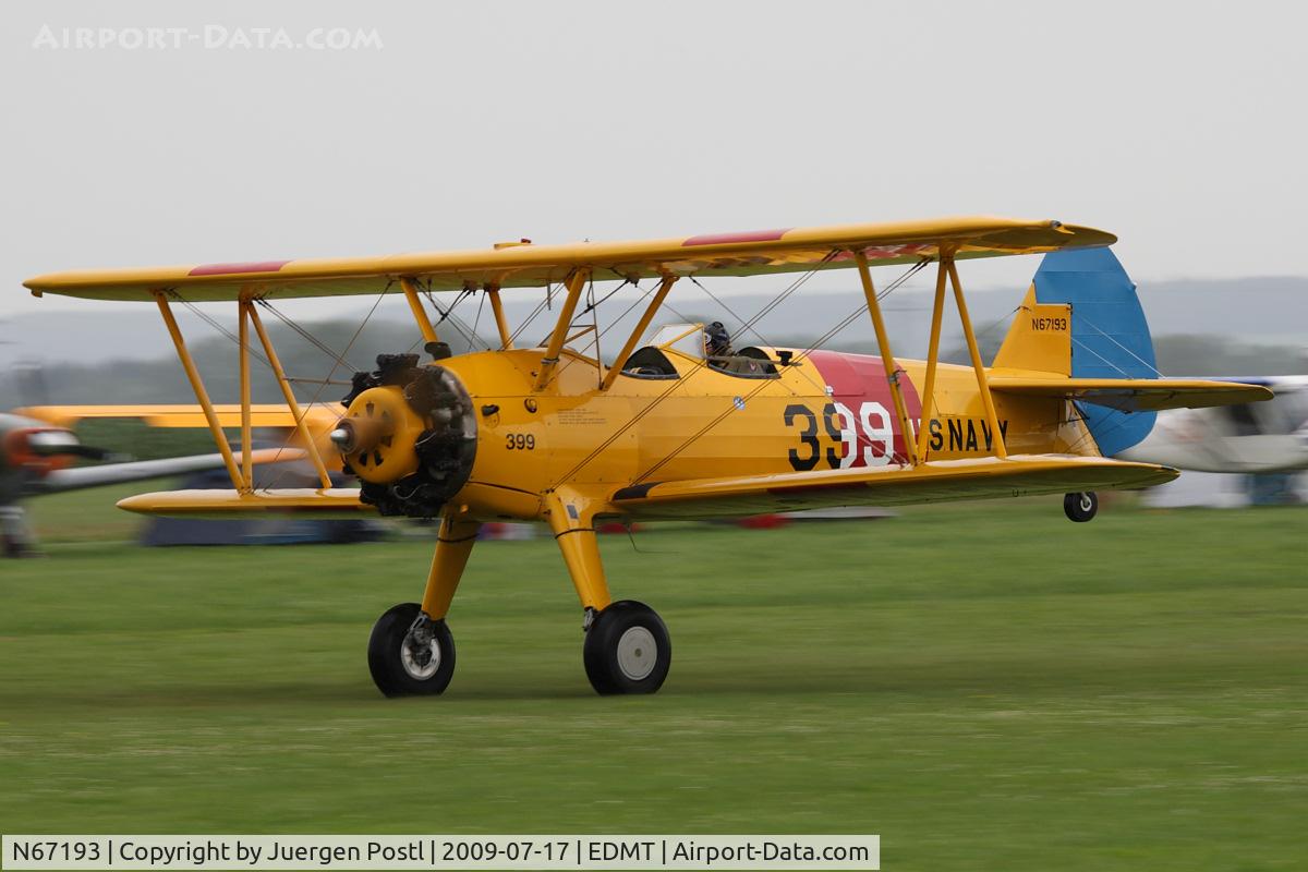 N67193, 1942 Boeing E75 (N2S-5) C/N 75-8116, Boeing PT-17 Stearman