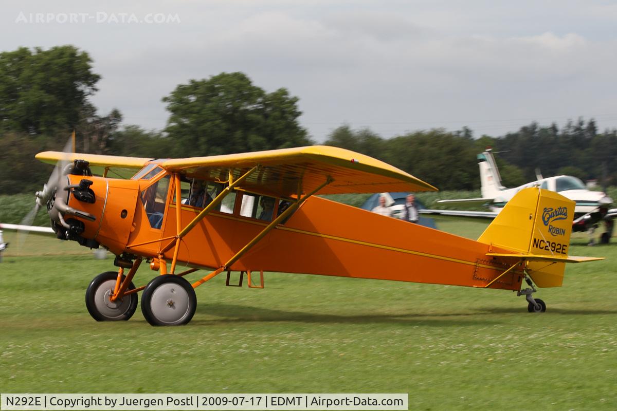 N292E, 1929 Curtiss-Wright Robin J-1 C/N 130, Curtiss Wright ROBIN J-1
