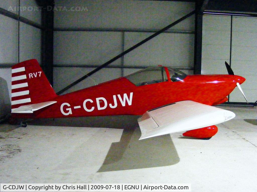 G-CDJW, 2006 Vans RV-7 C/N PFA 323-14045, privately owned