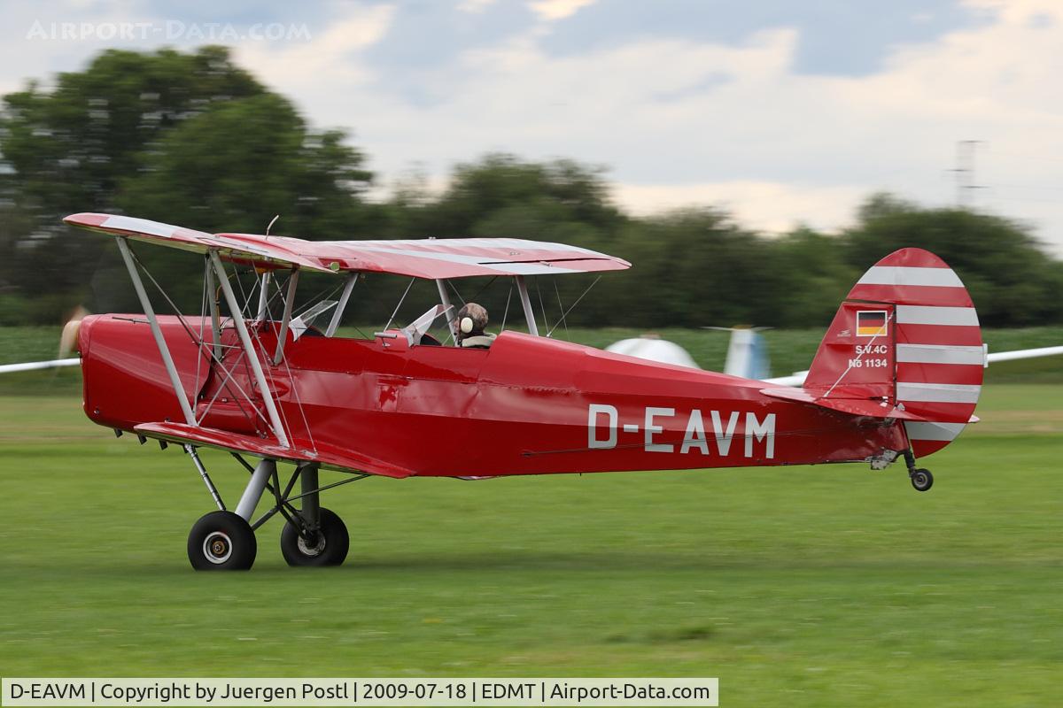 D-EAVM, 1950 Stampe-Vertongen SV-4C C/N 1134, Stampe-Vertongen SV-4C