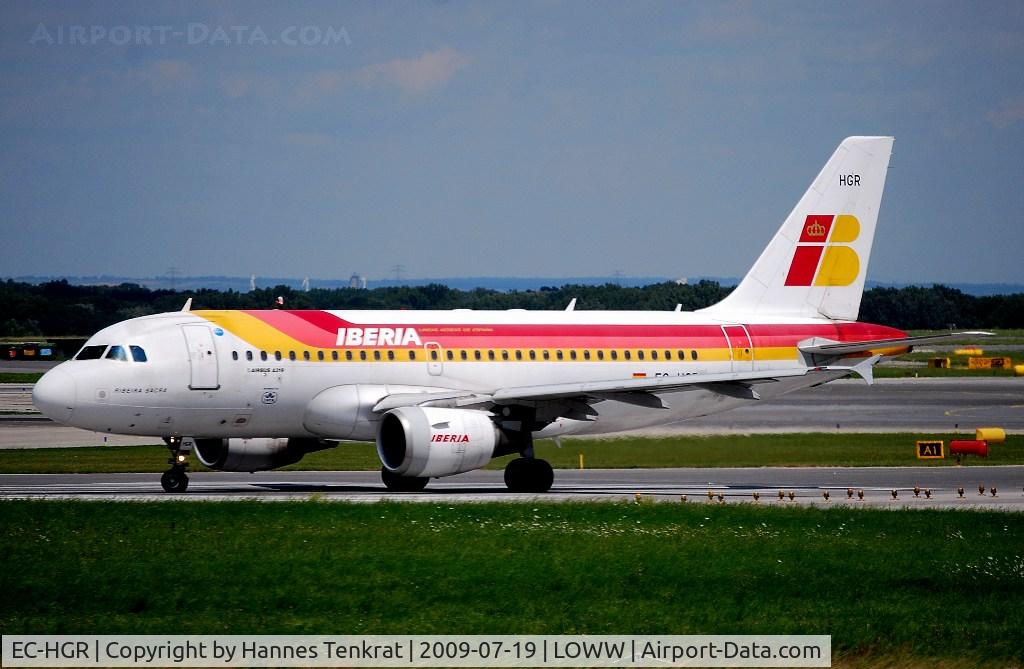 EC-HGR, 1999 Airbus A319-111 C/N 1154, Iberia Airbus A319