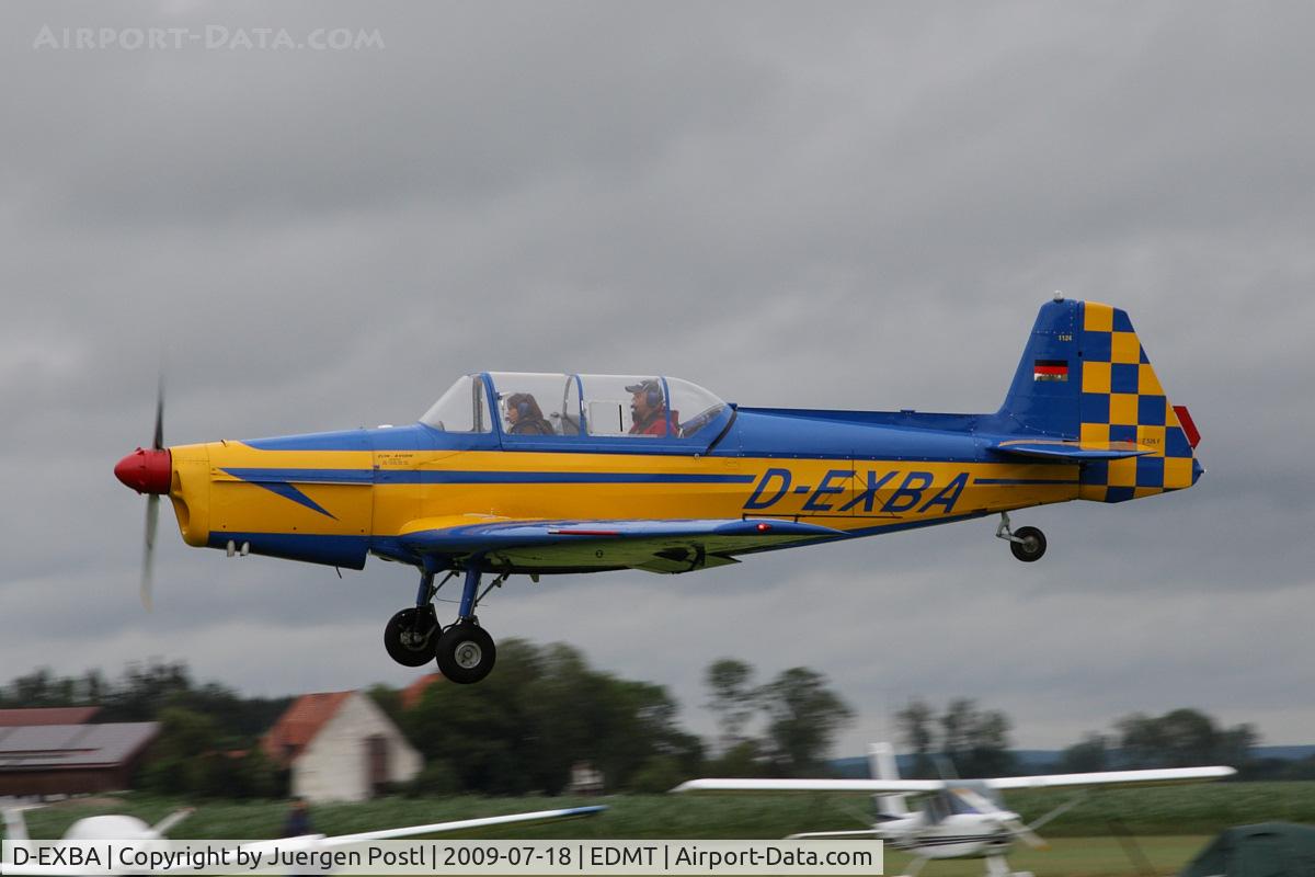 D-EXBA, 1970 Zlin Z-526F Trener Master C/N 1124, Zlin Z-526F Trener