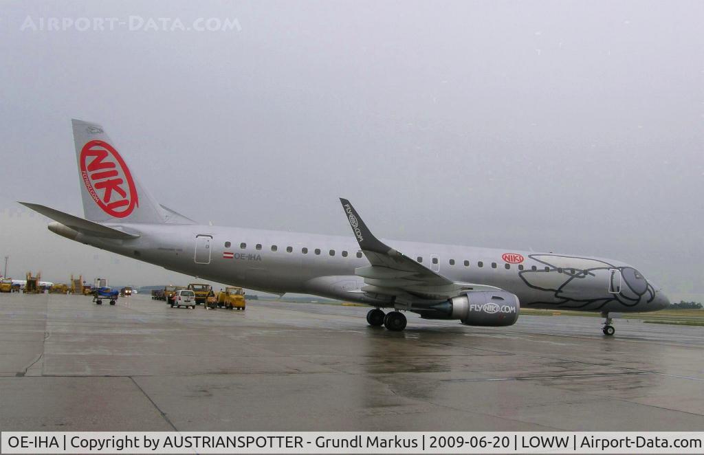 OE-IHA, 2009 Embraer 190LR (ERJ-190-100LR) C/N 19000285, The New NIKI Aircraft