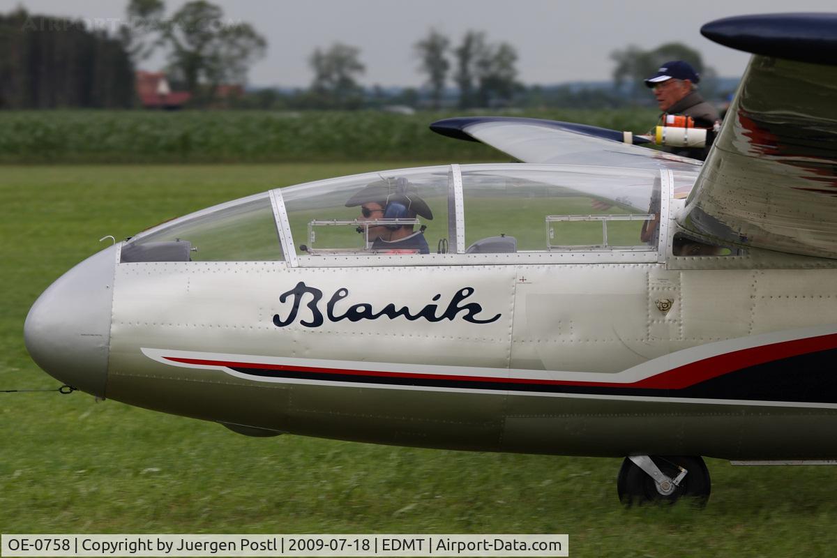 OE-0758, 1966 Let L-13 Blanik C/N 173311, Let L-13 Blanik