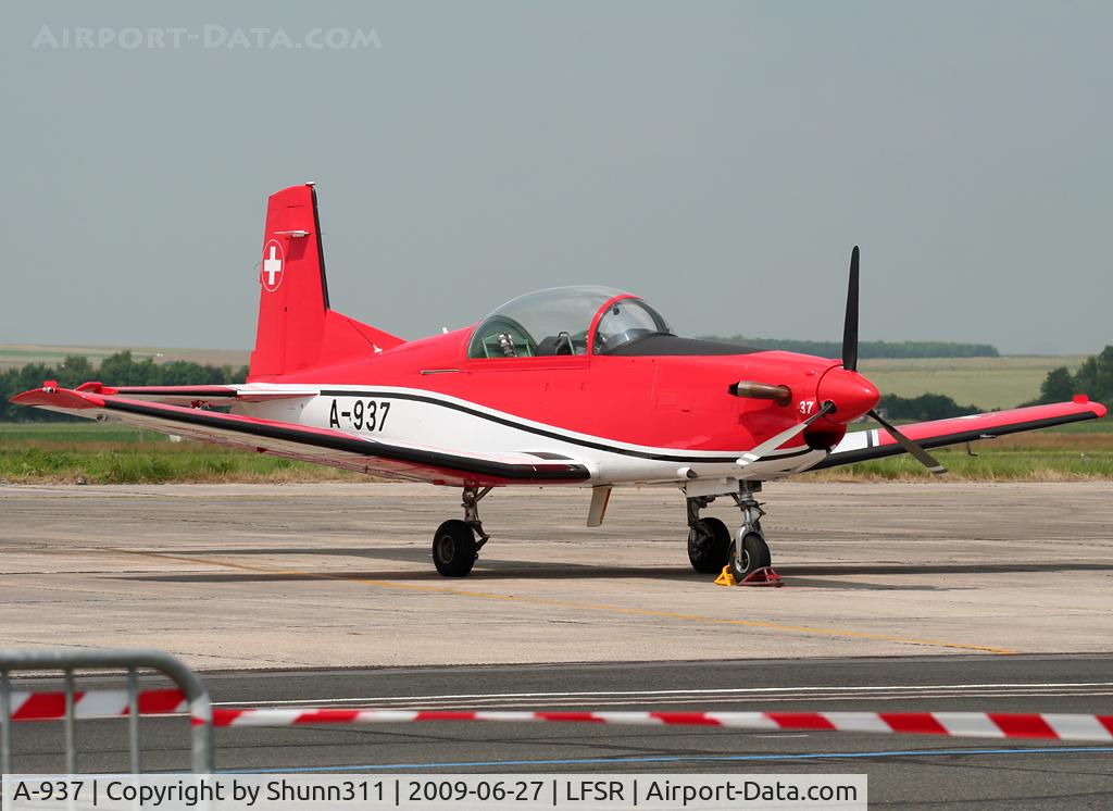 A-937, 1983 Pilatus PC-7 Turbo Trainer C/N 345, Used as a demo during lst LFSR Airshow...