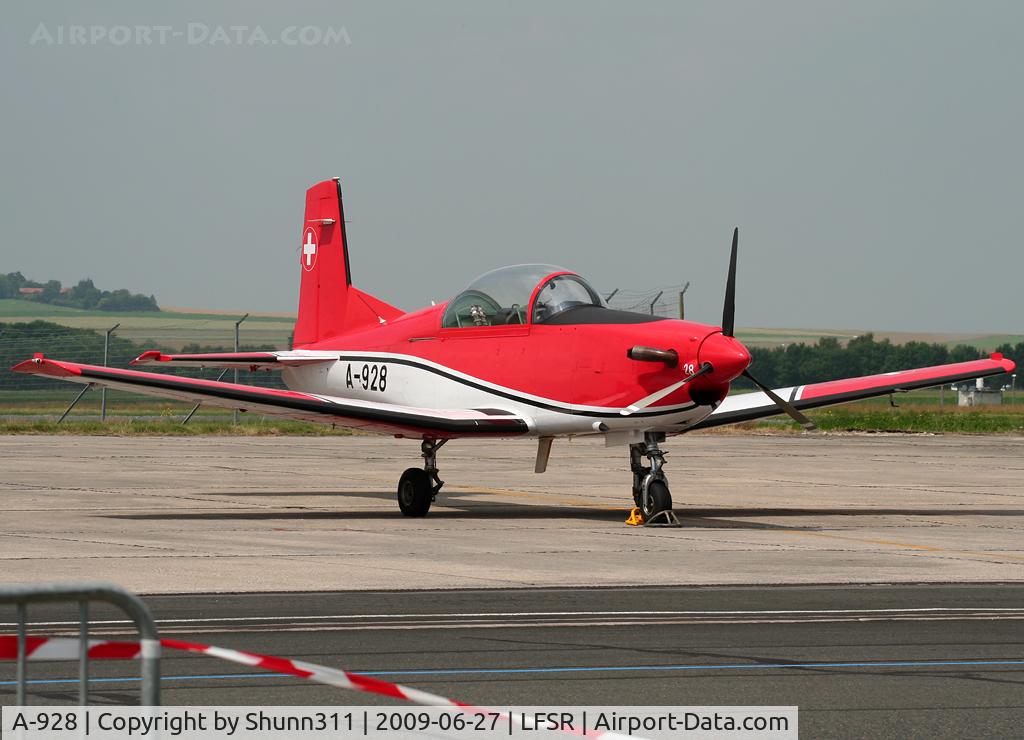 A-928, 1983 Pilatus PC-7 Turbo Trainer C/N 336, Used as a demo during lst LFSR Airshow...