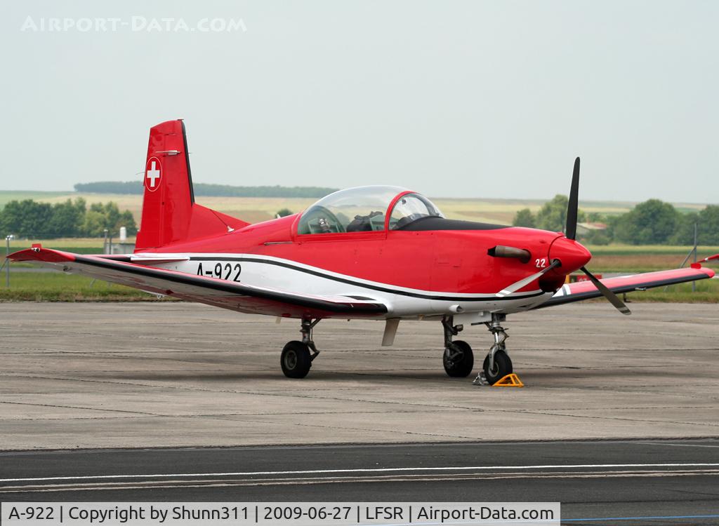 A-922, 1983 Pilatus PC-7 Turbo Trainer C/N 330, Used as a demo during lst LFSR Airshow...