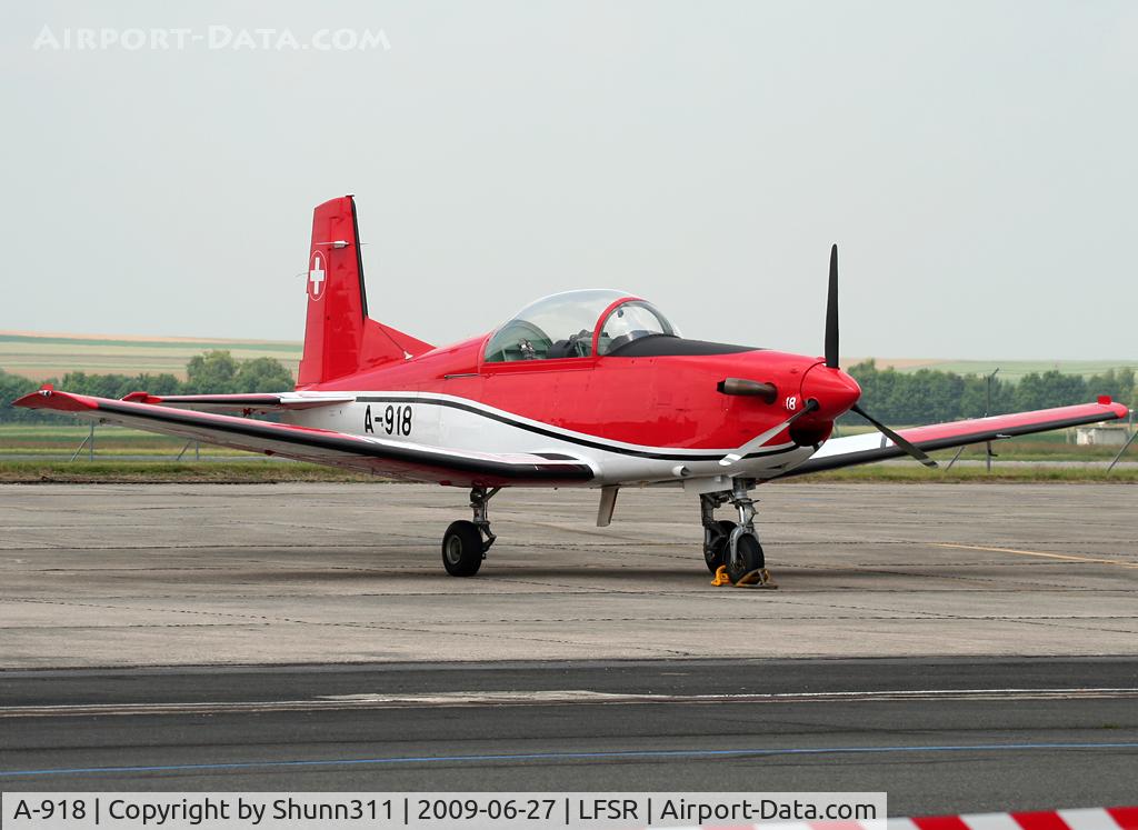 A-918, 1983 Pilatus PC-7 Turbo Trainer C/N 326, Used as a demo during lst LFSR Airshow...