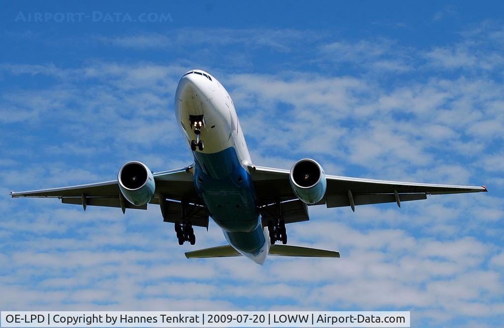 OE-LPD, 2006 Boeing 777-2Z9/ER C/N 35960, Austrian Boeing 777-200 on final approach RNW 29