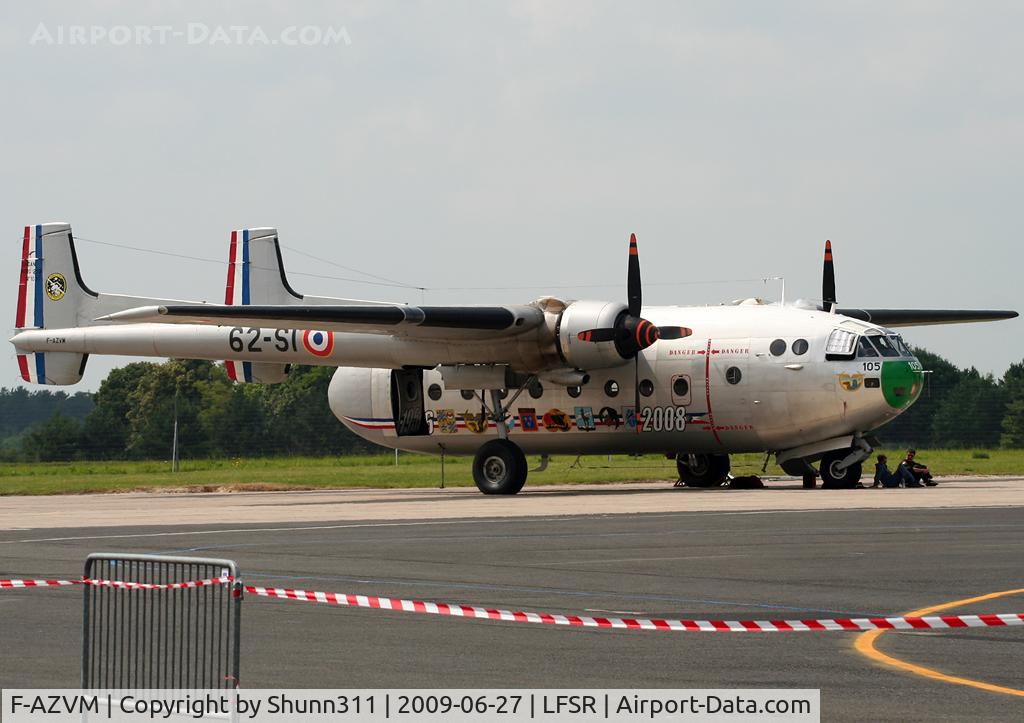 F-AZVM, 1956 Nord N-2501F Noratlas C/N 105, Used as a demo during last LFSR Airshow