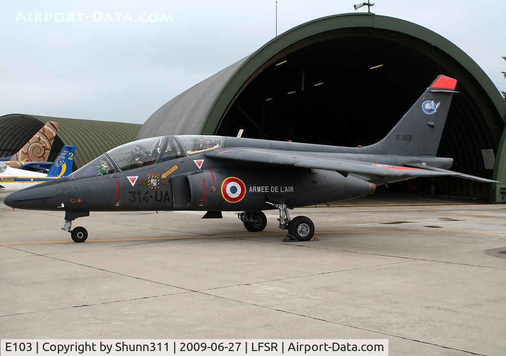 E103, Dassault-Dornier Alpha Jet E C/N E103, Displayed during last LFSR Airshow...