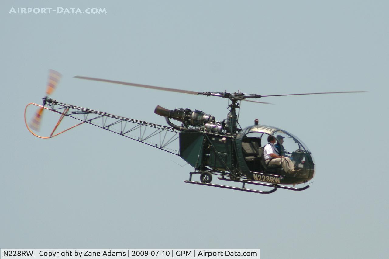 N228RW, 1969 Sud Aviation SA-318C Alouette II C/N 2114, At American Eurocopter 40th Anniversary party - Grand Prairie, Texas