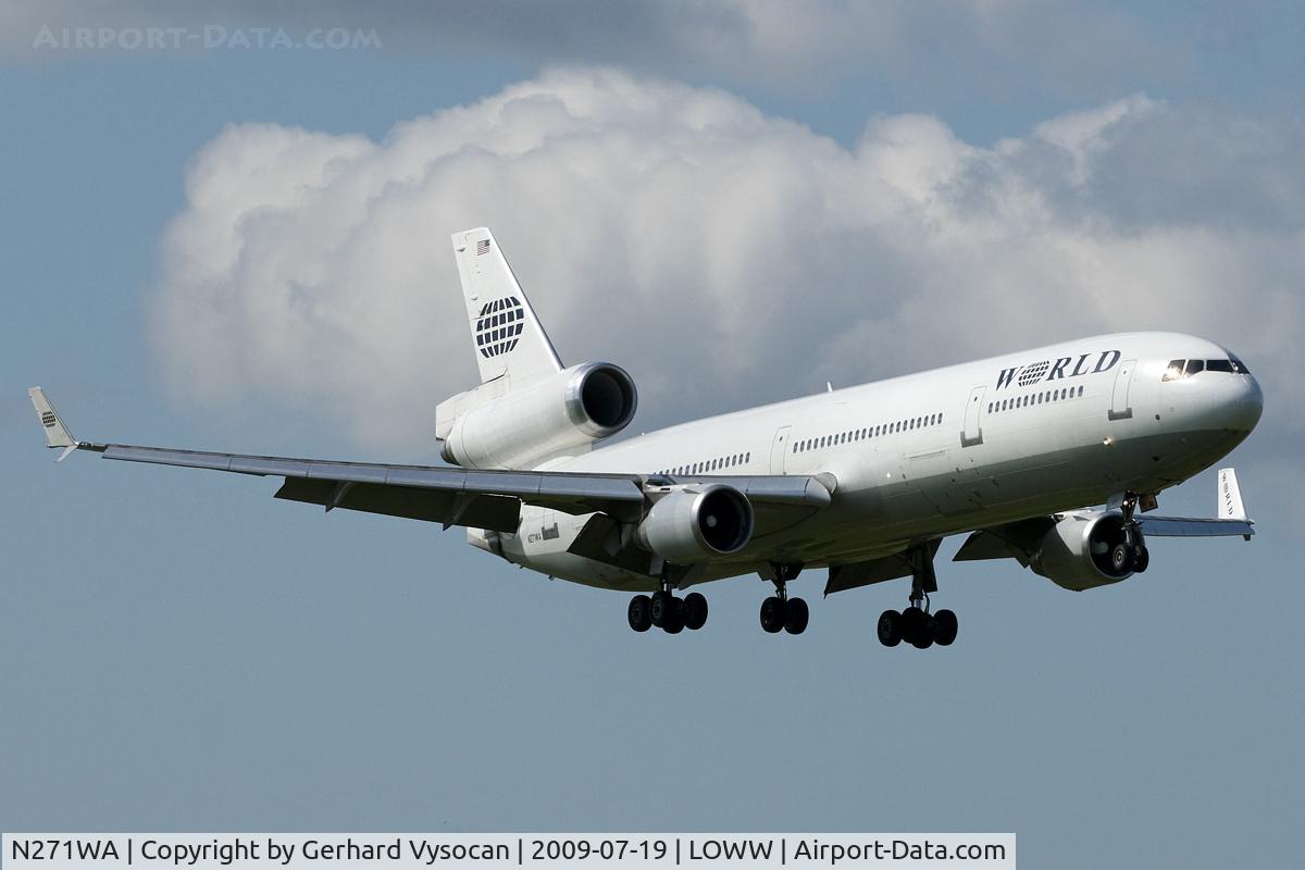N271WA, 1992 McDonnell Douglas MD-11 C/N 48518, World