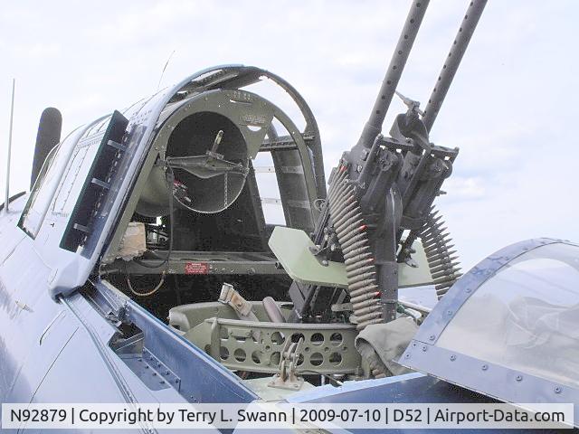 N92879, 1944 Curtiss SB2C-5 Helldiver C/N 83725, Rear gunners position.