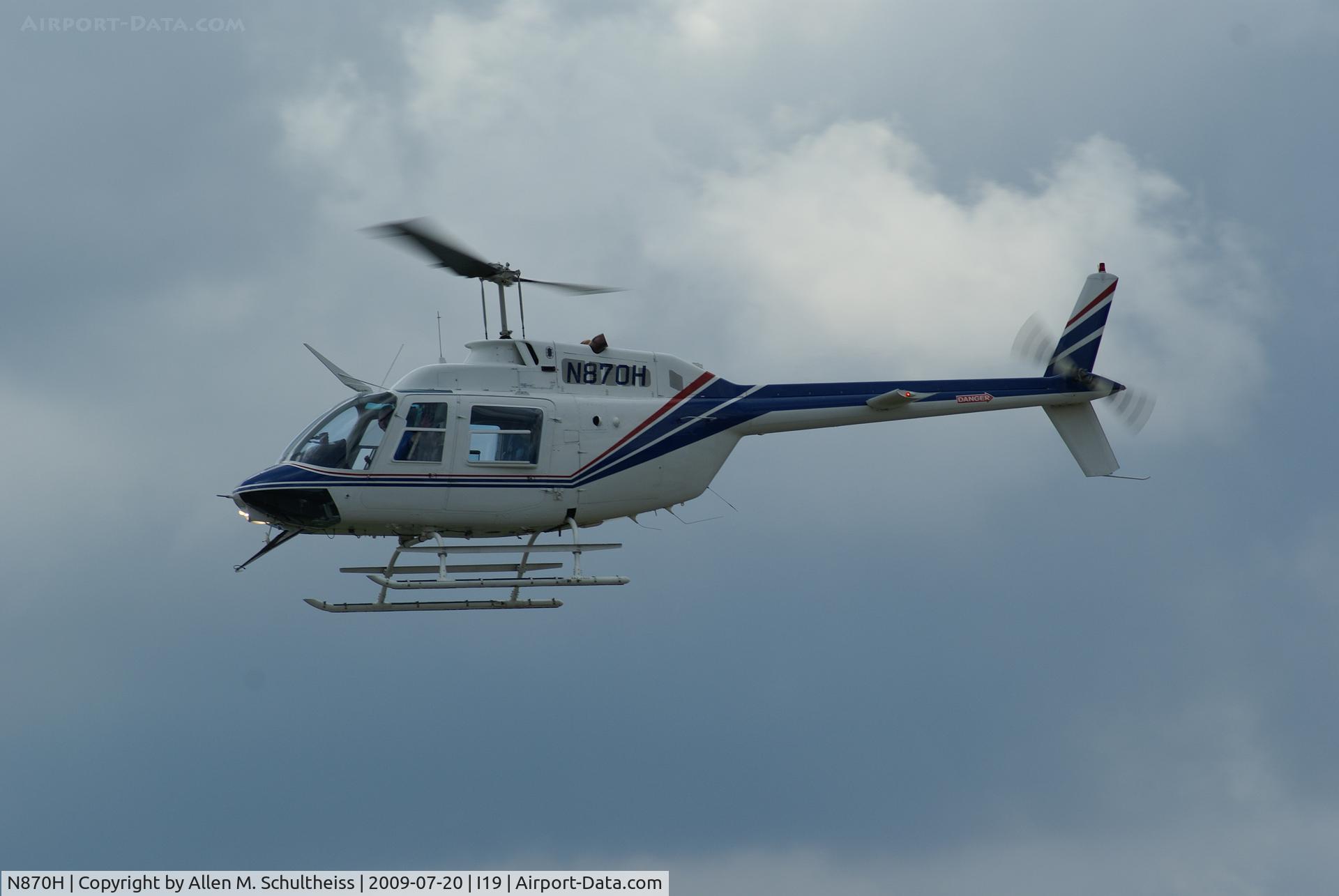 N870H, 1975 Bell 206B JetRanger II C/N 1845, 1975 Bell 206B