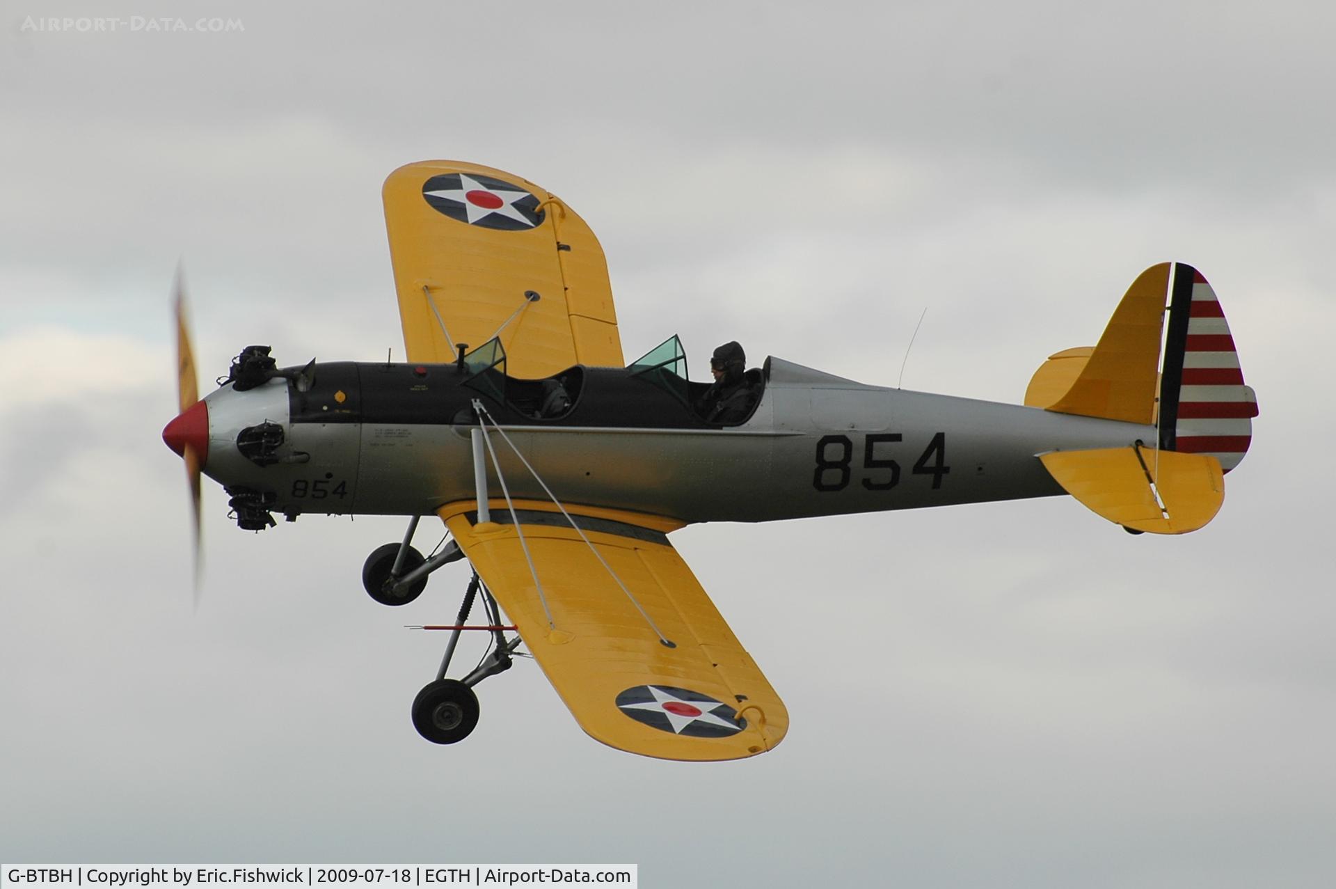 G-BTBH, 1942 Ryan PT-22 Recruit (ST3KR) C/N 2063, 4. G-BTBH at Shuttleworth Evening Air Display July 09
