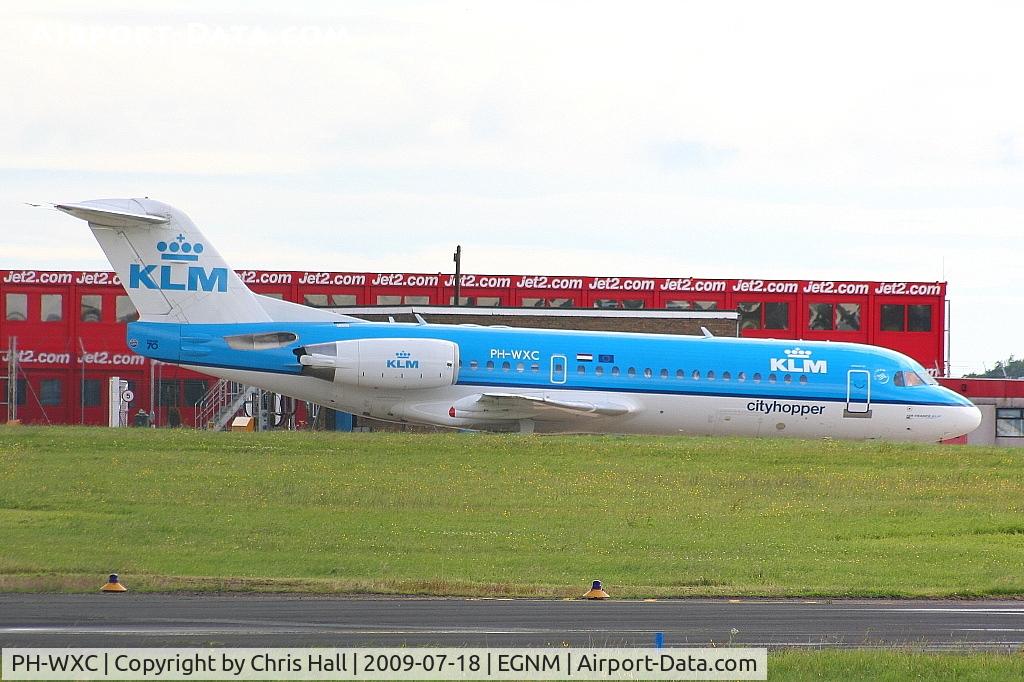 PH-WXC, 1996 Fokker 70 (F-28-0070) C/N 11574, KLM Cityhopper