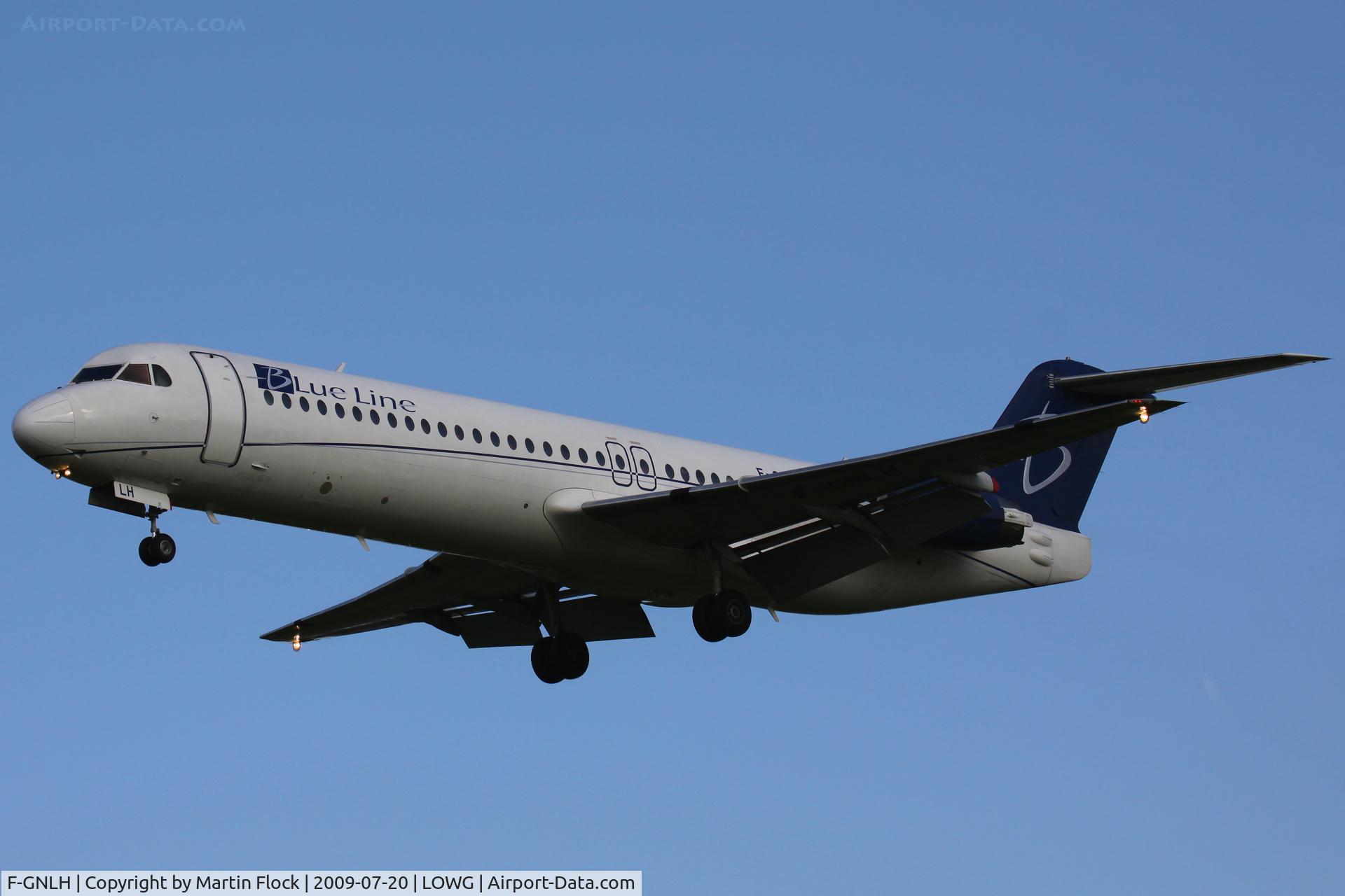 F-GNLH, 1991 Fokker 100 (F-28-0100) C/N 11311, .