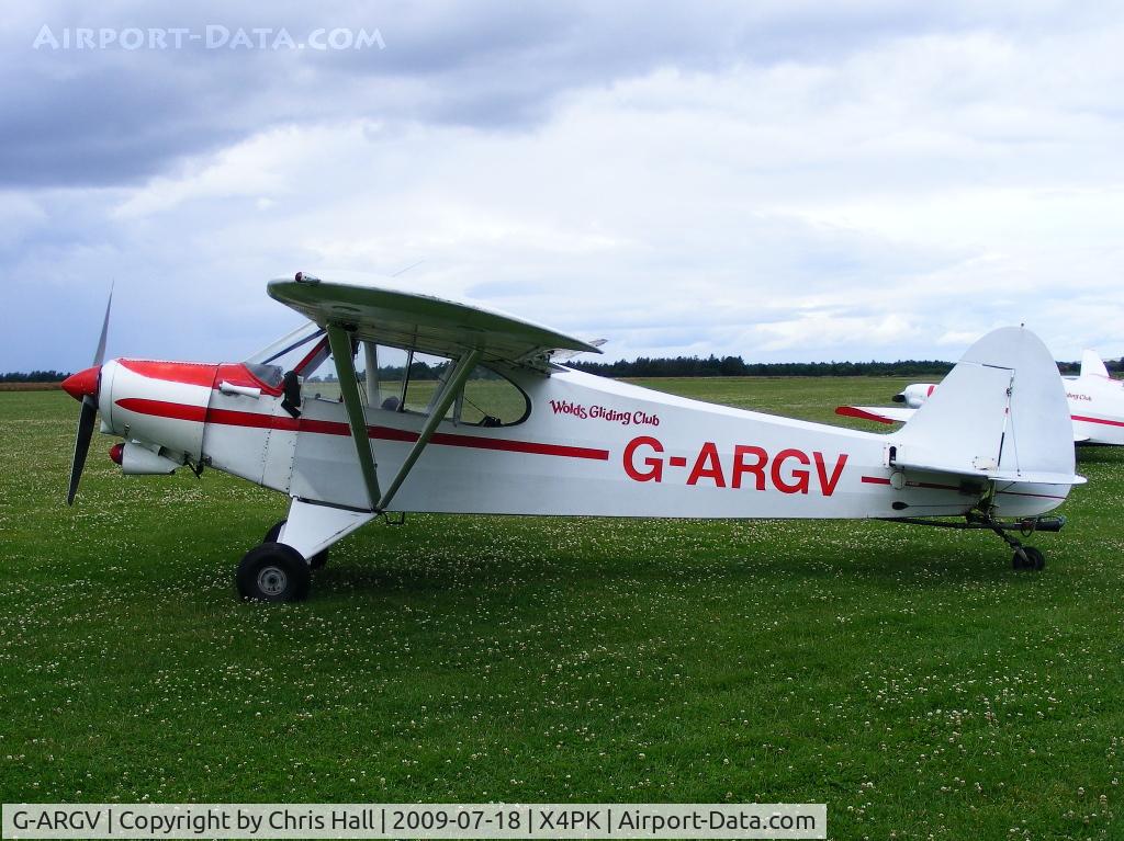 G-ARGV, 1960 Piper PA-18-150 (Mod) Super Cub C/N 18-7559, Wolds Gliding Club at Pocklington Airfield