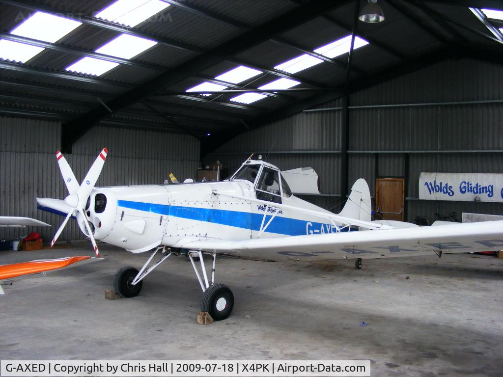 G-AXED, 1965 Piper PA-25-235 Pawnee C/N 25-3586, Wolds Gliding Club at Pocklington Airfield