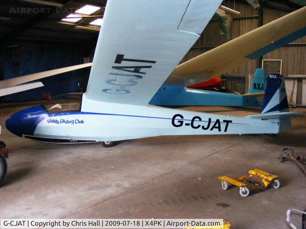 G-CJAT, 1963 Schleicher K-8B C/N 8150, Schleicher K 8B. Wolds Gliding Club at Pocklington Airfield