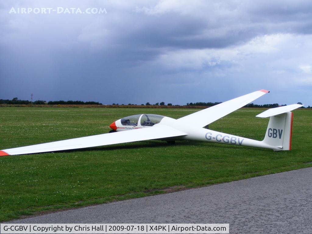 G-CGBV, 1986 Schleicher ASK-21 C/N 21149, Schleicher ASK 21. Wolds Gliding Club at Pocklington Airfield